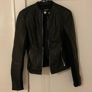 Express Black Leather Jacket